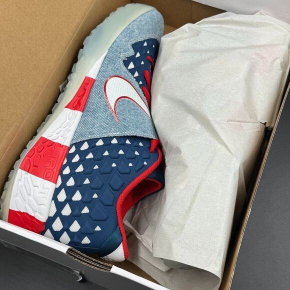 Nike Force Zoom Trout 6 Turf Premium 'Denim' - Picture 2 of 12